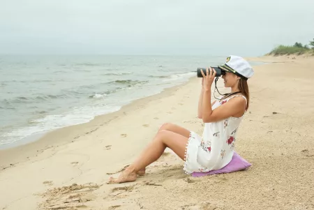 Летний отдых Мины в природе